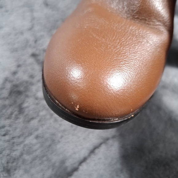 Cole Haan 'Hinckley Boot II' Knee High Sequoia Heel Brown Leather Size 8M - Picture 15 of 15